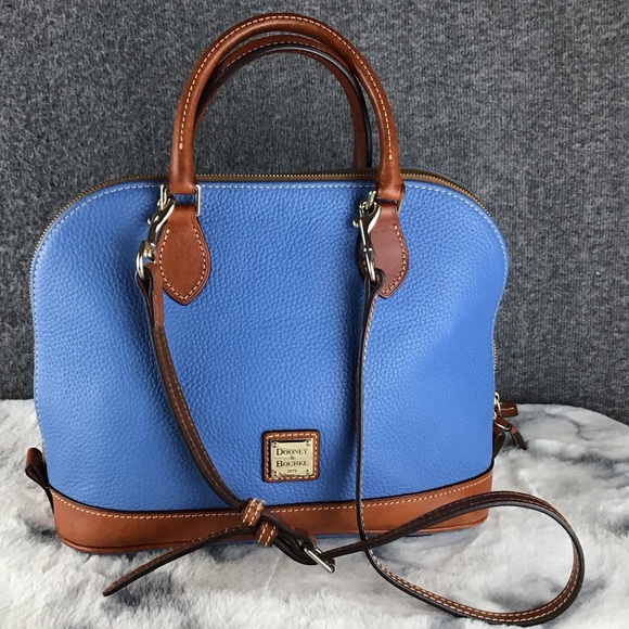Dooney & Bourke Pebbled Leather Zip Zip Satchel - Picture 3 of 14